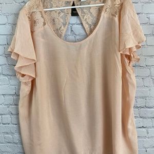 Torrid peach blouse